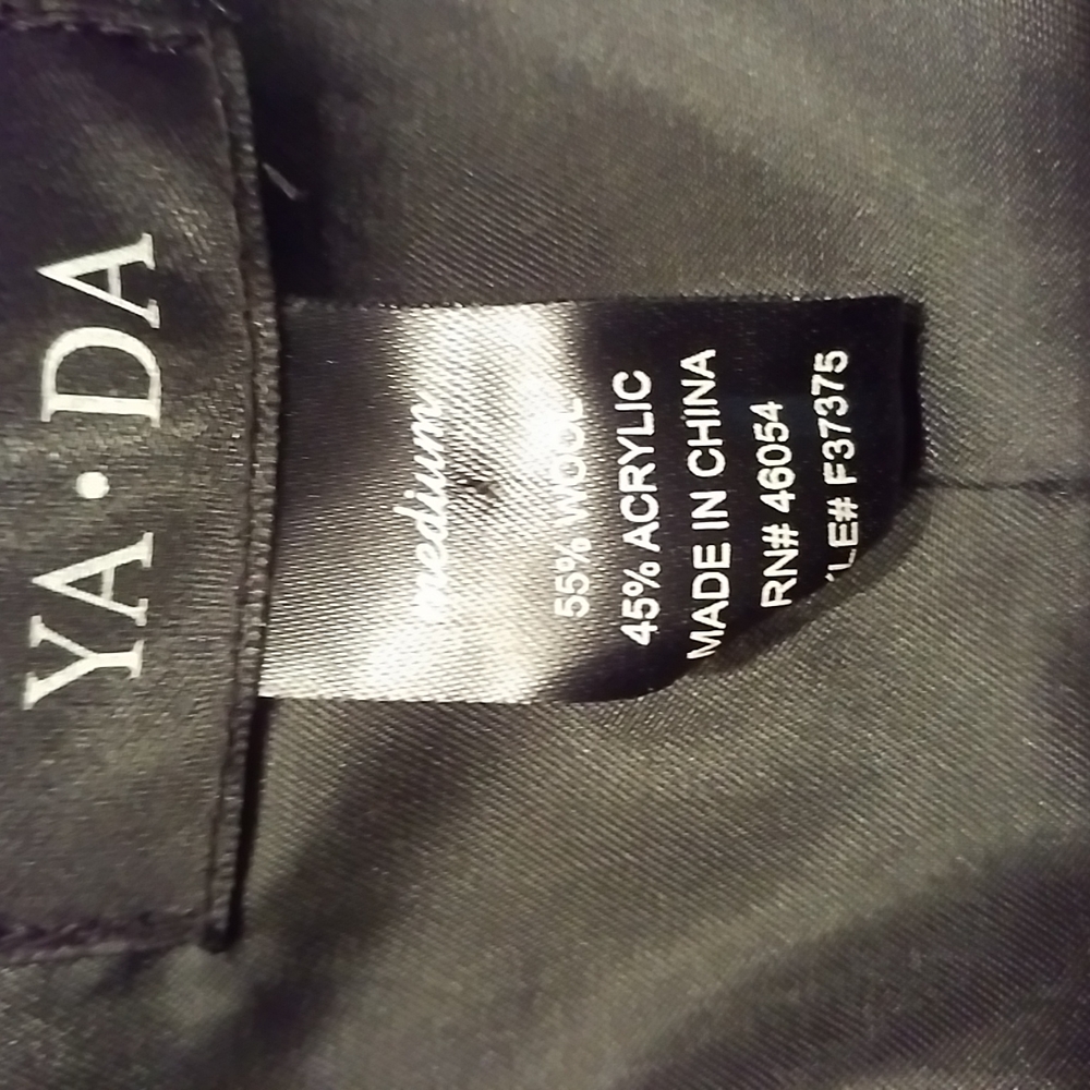 Ya Da Black & White Houndstooth Jacket Size M - Picture 8 of 8
